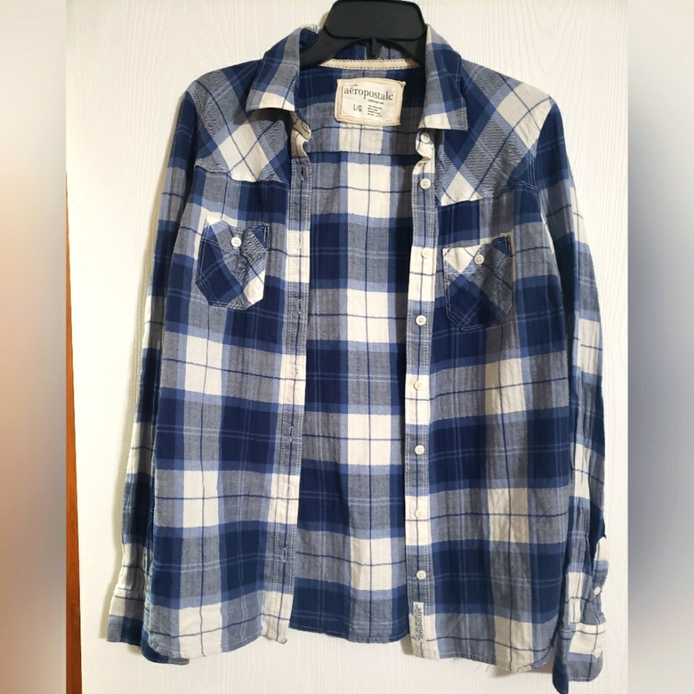 💥3/$30💥Plaid button up top